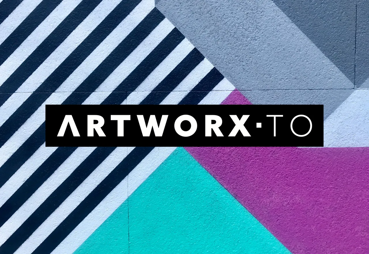 ArtworxTO logo on a mural background